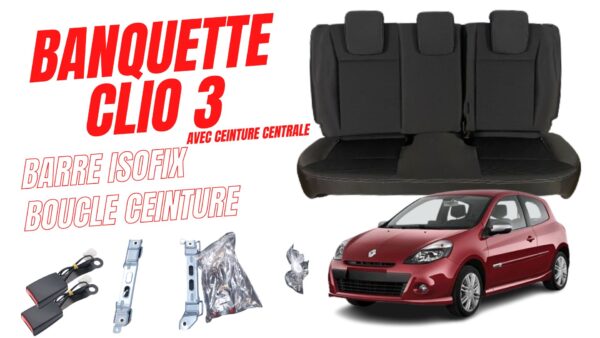 banquette clio 3 neuf, homologation pose 2 places en 5 places 5 portes 2 portes deriv vp siège clio 3 siège arrière clio 3 disponible sur franceutilitaire.fr Banquette clio 4, banquette clio 5, banquette trafic 3, plage arrière talisman, master 3 master 2 master 4 plancher bois utilitaire habillage utilitaire