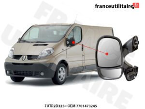 Rétroviseur gauche Renault Trafic 2 électrique chauffant 5 broches