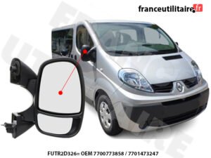 Rétroviseur droit Renault Trafic 2 électrique chauffant 7 broches