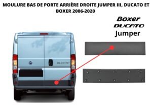Moulure porte arrière gauche Fiat Ducato FAST FT90877