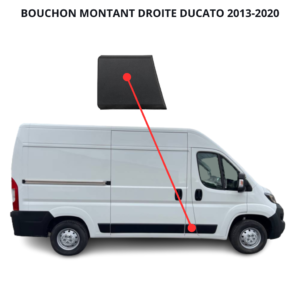 bouchon montant droite ducato 13-20