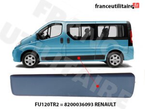 Moulure porte coulissante gauche Renault Trafic 2 VCEM120