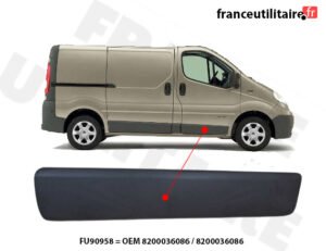 Moulure porte avant droite Renault Trafic 2 VCEM119