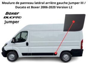 Moulure Fiat Ducato L2 gauche avant roue arrière FAST FT90411