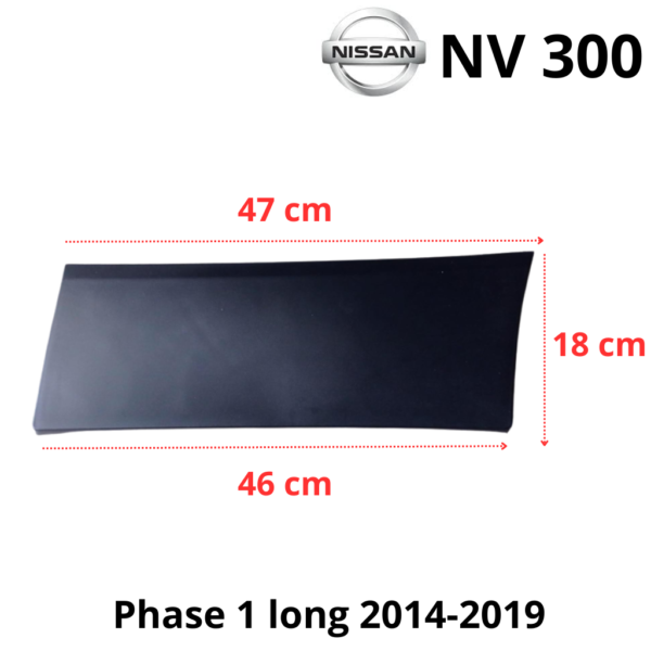 Moulure aile arrière gauche pour Nissan NV300 Long phase 1 2014-2019