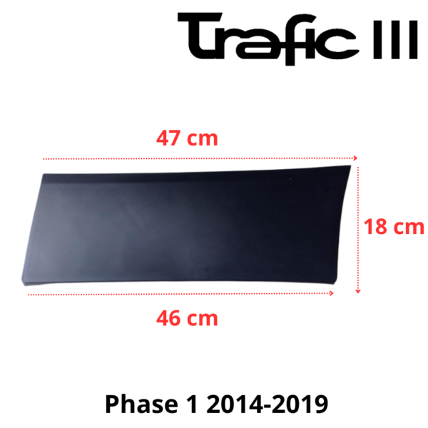 Moulure aile arrière gauche pour Renault Trafic III L2 phase 1 2014-2019