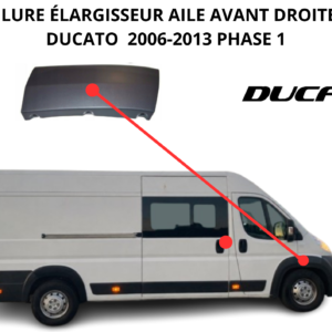 Moulure aile avant droite Fiat Ducato 2006-2013