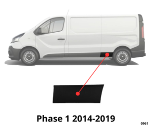 Moulure arrière gauche Renault Trafic FAST FT90961