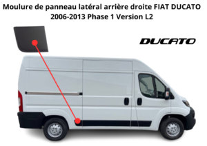 Moulure laterale arriere gauche Ducato 06-13