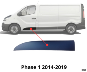 Moulure porte avant gauche Fiat Talento