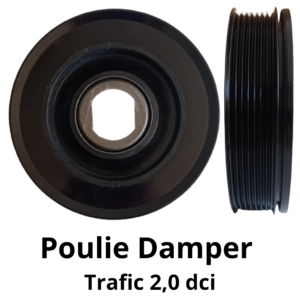 galerie poulie damper trafic 2,0 dci