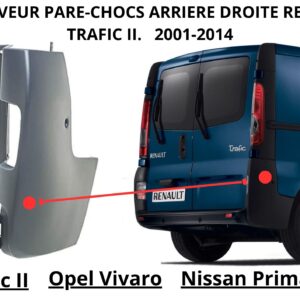 image de Embout Renault Trafic "Embout robuste Renault Trafic L1 en acier inoxydable."