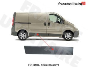 Optimisez l’Esthétique de Votre Trafic 2 avec Notre Moulure Porte Droite Phase 1 L2