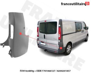 Enjoliveur arrière droit Trafic 2 FT91489G