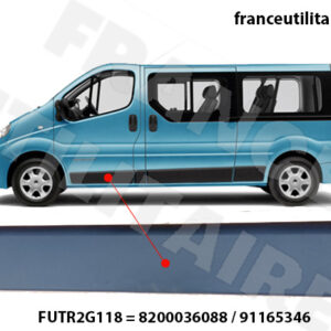 Moulure porte gauche Trafic 2 Vivaro – Code OEM 8200036088