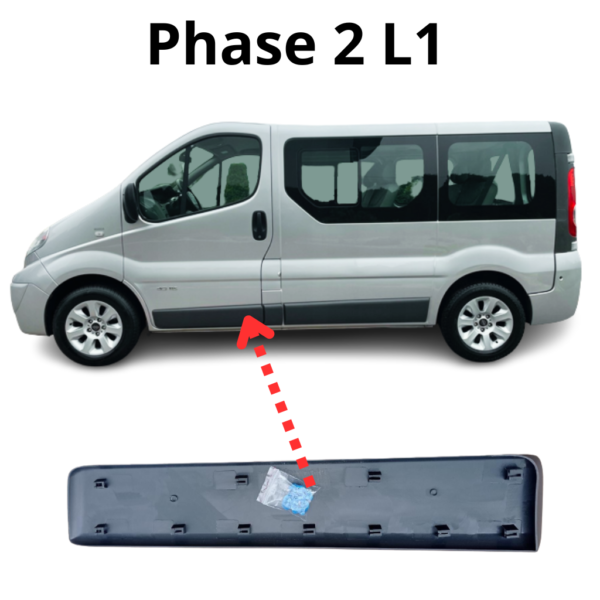 moulure gauche Trafic 2006-2014