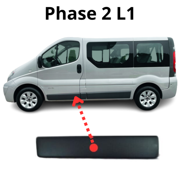 moulure gauche Trafic 2006-2014