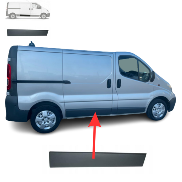 Moulure porte droite pour Trafic 2 (2001-2006)