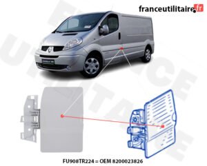 "Trappe Carburant Renault Trafic - Référence OEM 8200030800."