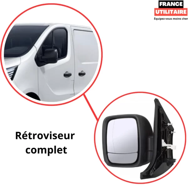 Rétroviseur électrique pour Renault