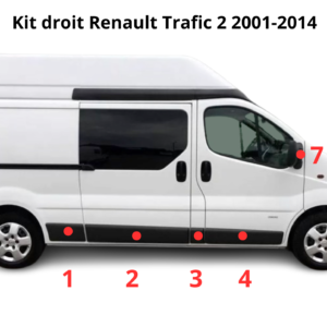 Kit moulure droit neuf trafic 2