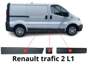 kit moulures Renault Trafic 2 L1 droite complet