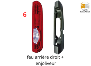Kit gauche Renault Trafic 2 2001-2014