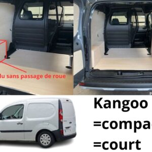 Renault Kangoo 2007-2021 plancher en bois de bouleau kangoo phase 1 et 2 2007-2021