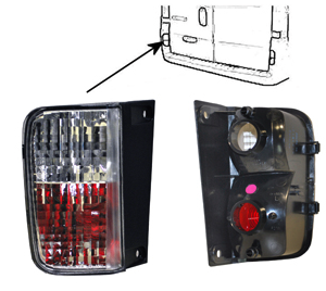 FEU ARRIÈRE RECUL RENAULT TRAFIC GAUCHE