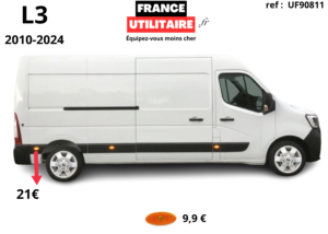Moulure arrière droite Renault Master 3 FAST FT90811