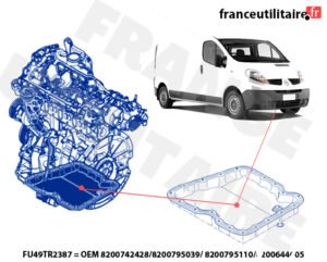 Carter huile Renault Trafic 2 2.0 dCi