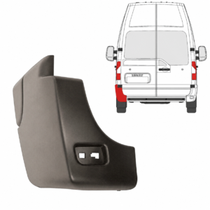 coin pare-chocs Opel Movano B arrière gauche FT90938
