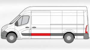 baguette Renault Master 3 latérale gauche Renault Master 3 L4