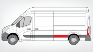 baguette Renault Master 3 avant roue arrière gauche Renault Master 3