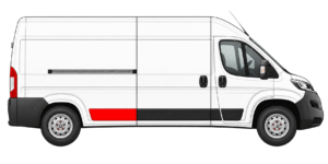 Moulure avant roue arrière droite Peugeot Boxer