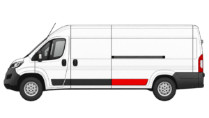 Moulure avant roue arrière gauche Peugeot Boxer L4