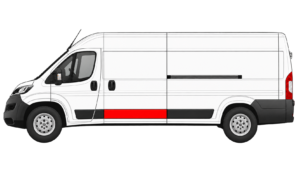 Moulure latérale gauche Peugeot Boxer L4