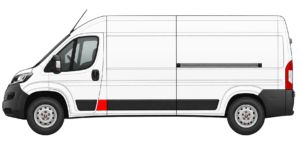 Moulure montant latéral gauche Peugeot Boxer