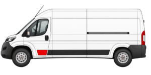 Moulure porte avant gauche Peugeot Boxer