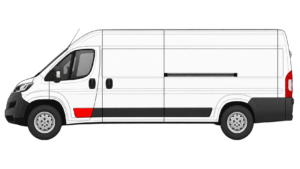 Moulure porte avant gauche Peugeot Boxer L4