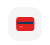 Icône de carte bancaire rouge